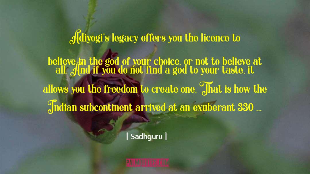 Affront To Creation quotes by Sadhguru