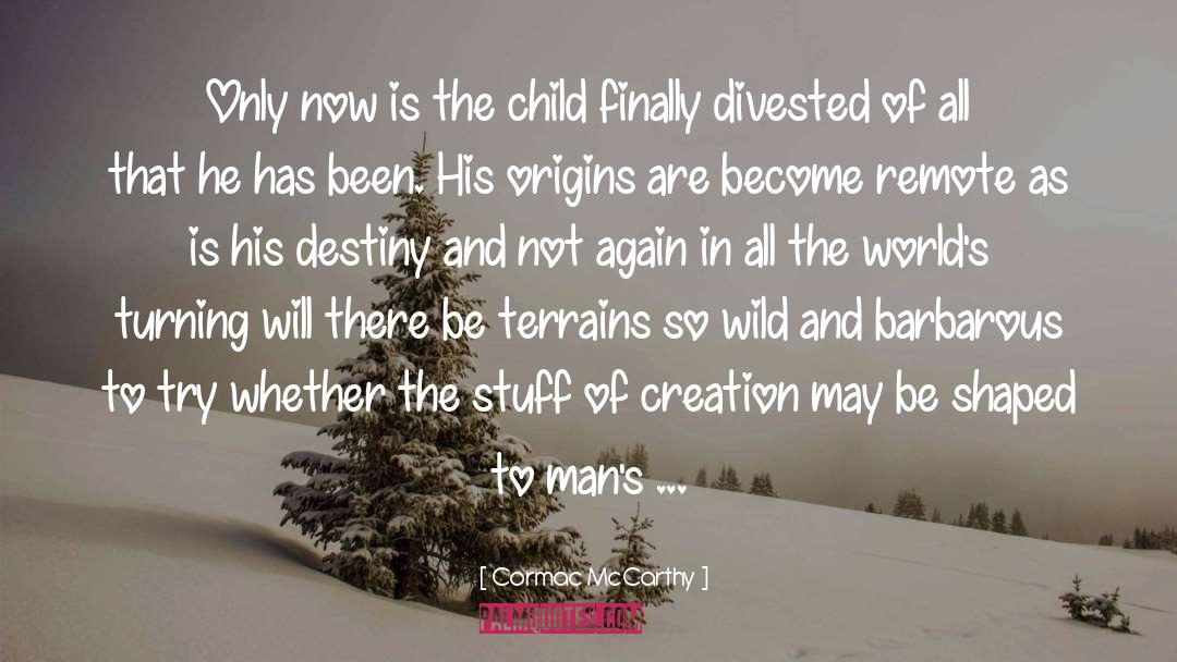 Affront To Creation quotes by Cormac McCarthy