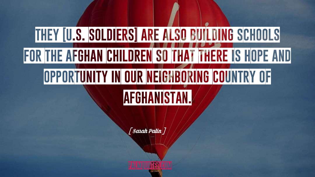 Afghan quotes by Sarah Palin