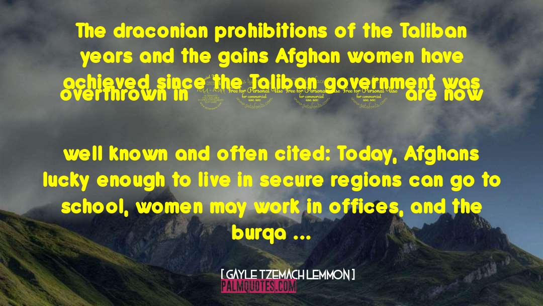 Afghan quotes by Gayle Tzemach Lemmon