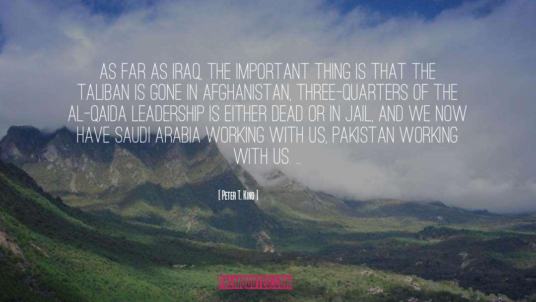 Afghanistan quotes by Peter T. King