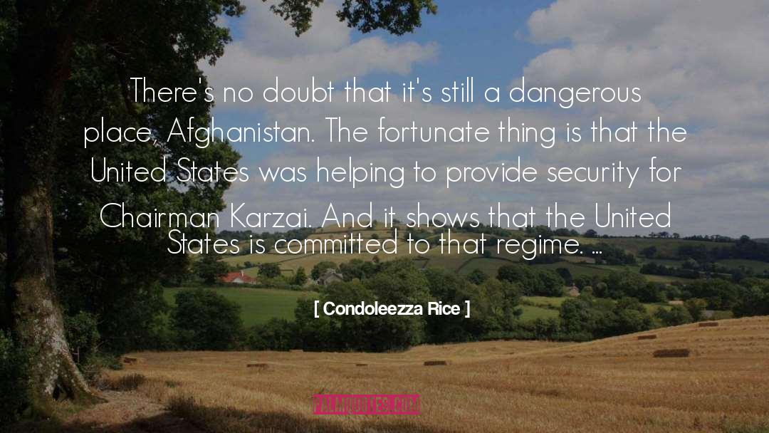 Afghanistan quotes by Condoleezza Rice