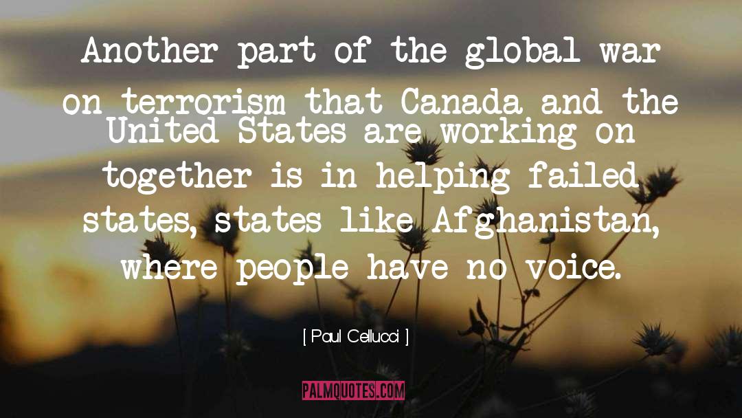 Afghanistan quotes by Paul Cellucci