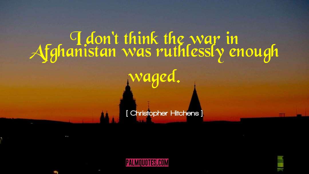 Afghanistan Refugees quotes by Christopher Hitchens