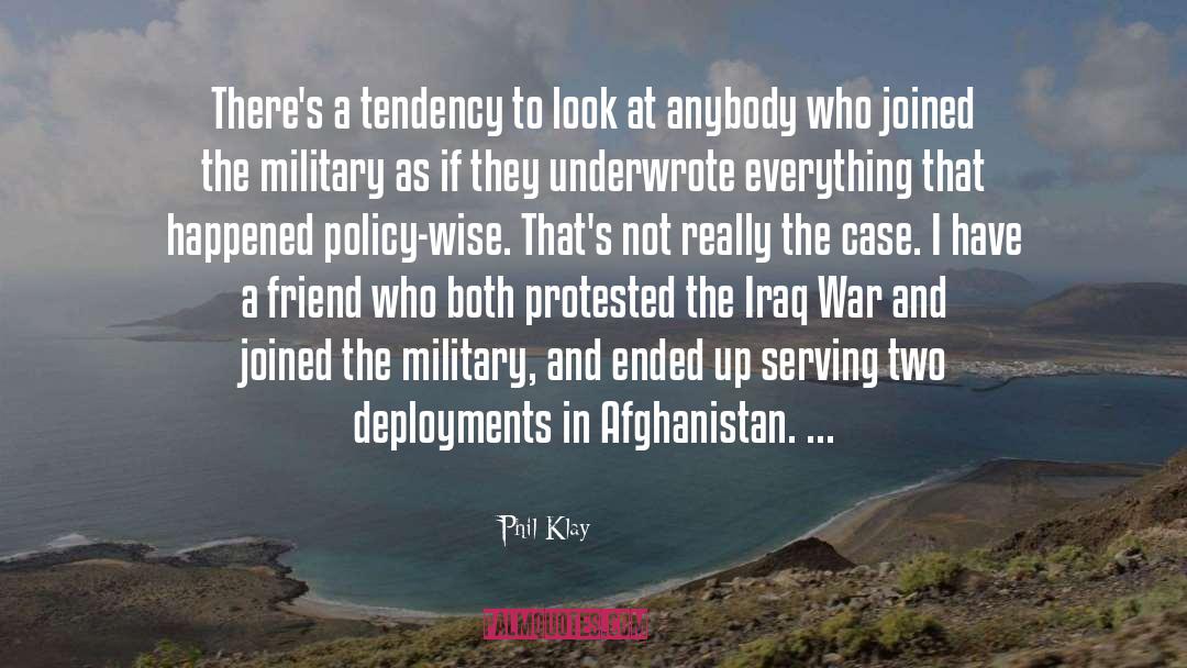 Afghanistan War quotes by Phil Klay