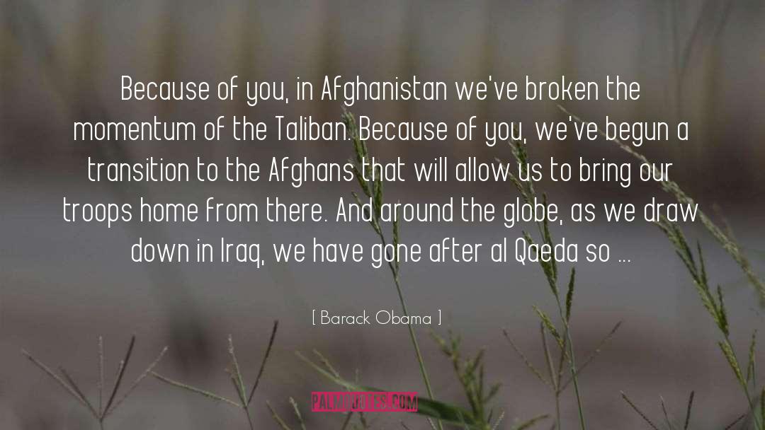 Afghans quotes by Barack Obama