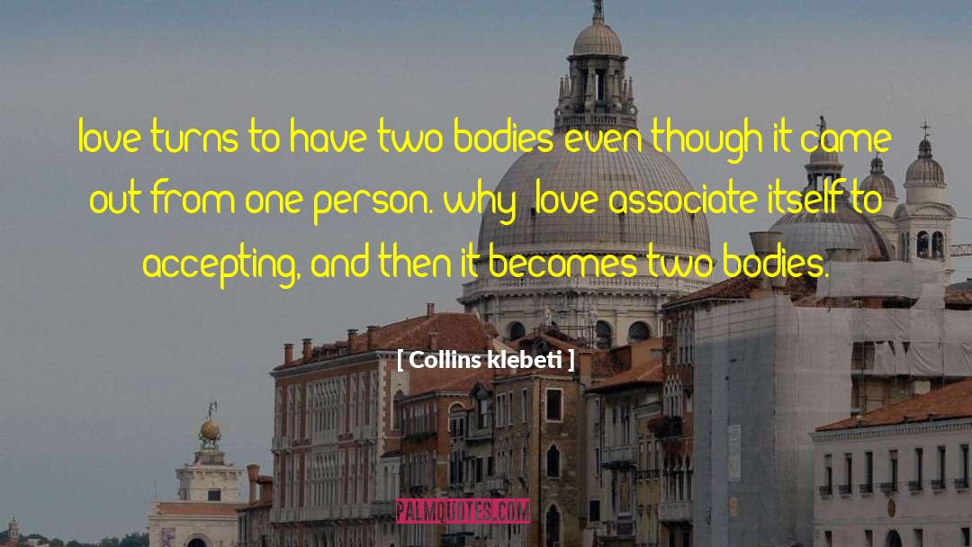 Afraid From Love quotes by Collins Klebeti