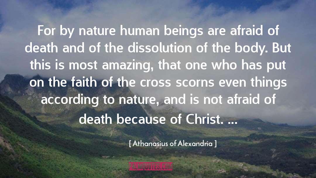 Afraid Of Death quotes by Athanasius Of Alexandria