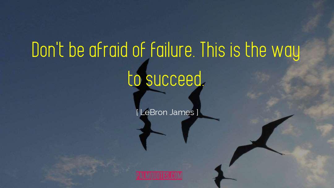 Afraid Of Failure quotes by LeBron James