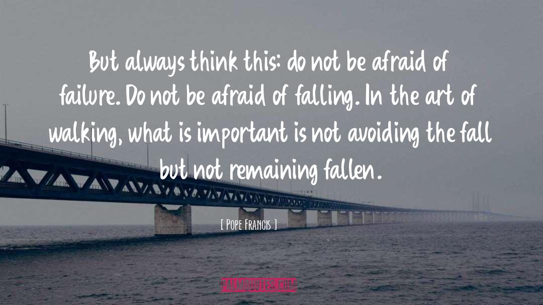 Afraid Of Failure quotes by Pope Francis