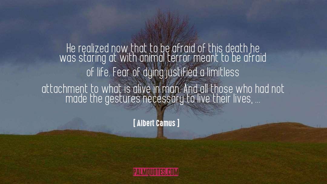 Afraid Of Life quotes by Albert Camus