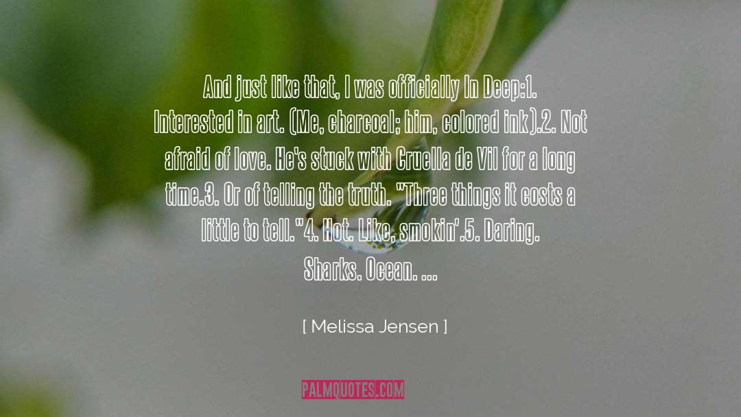 Afraid Of Love quotes by Melissa Jensen