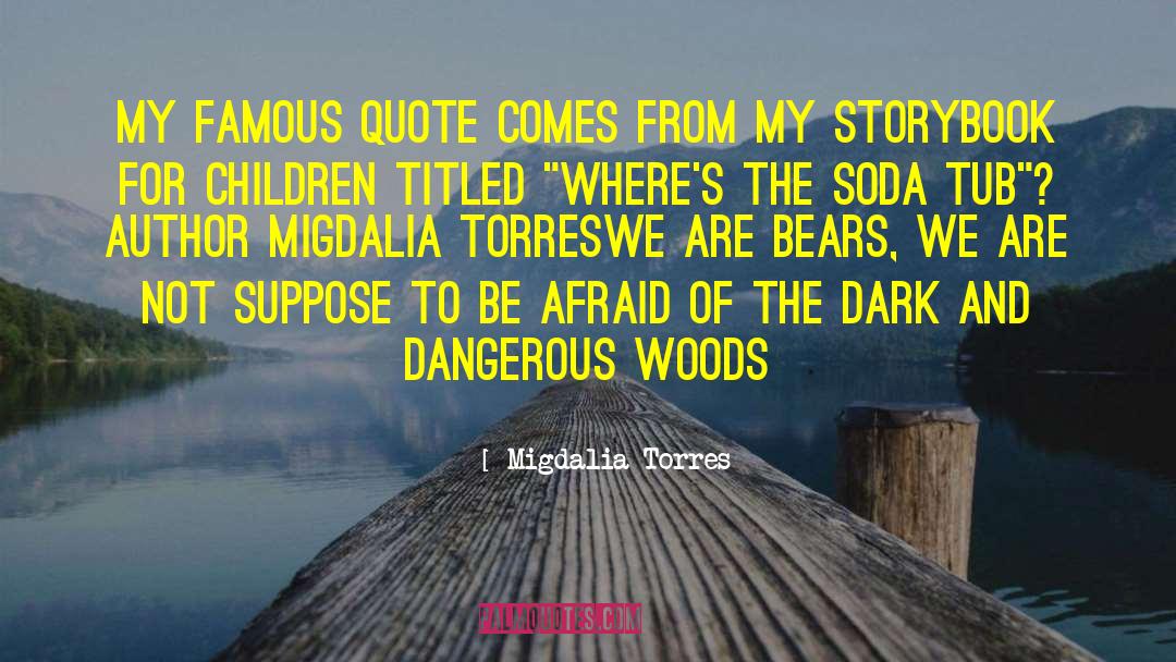 Afraid Of The Dark quotes by Migdalia Torres