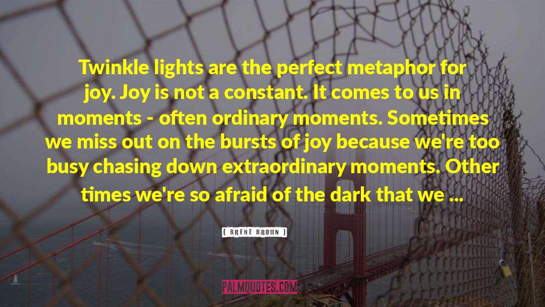 Afraid Of The Dark quotes by Brene Brown