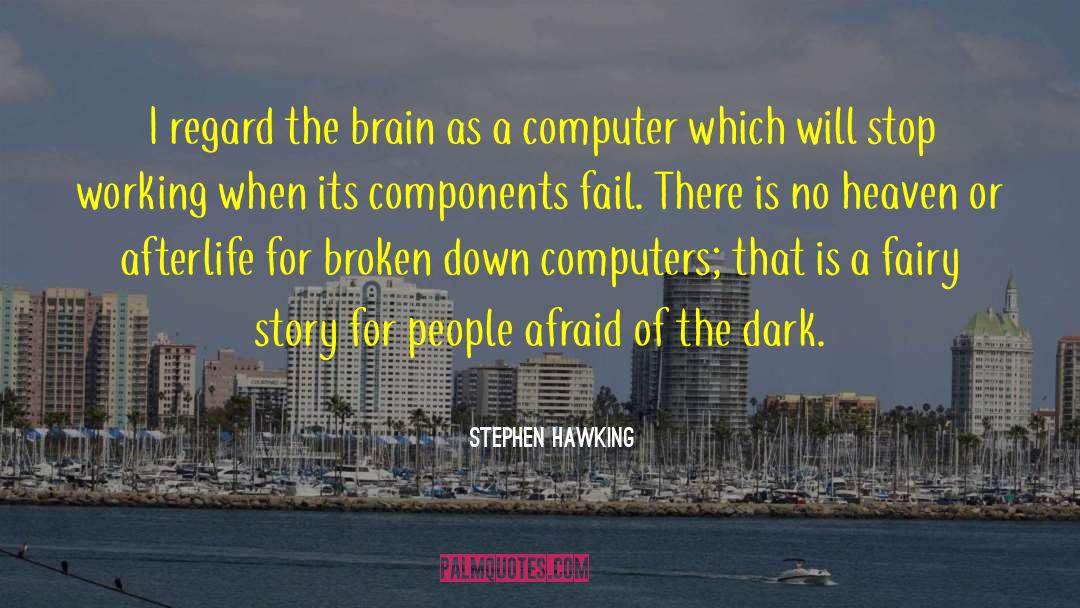 Afraid Of The Dark quotes by Stephen Hawking