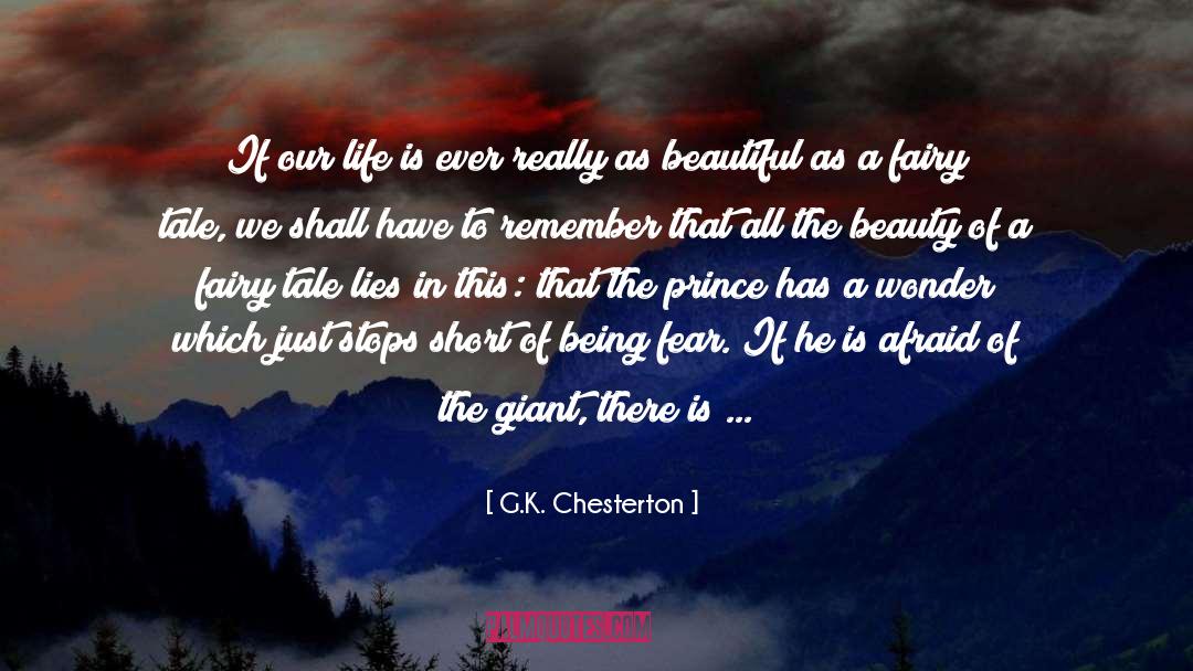 Afraid quotes by G.K. Chesterton