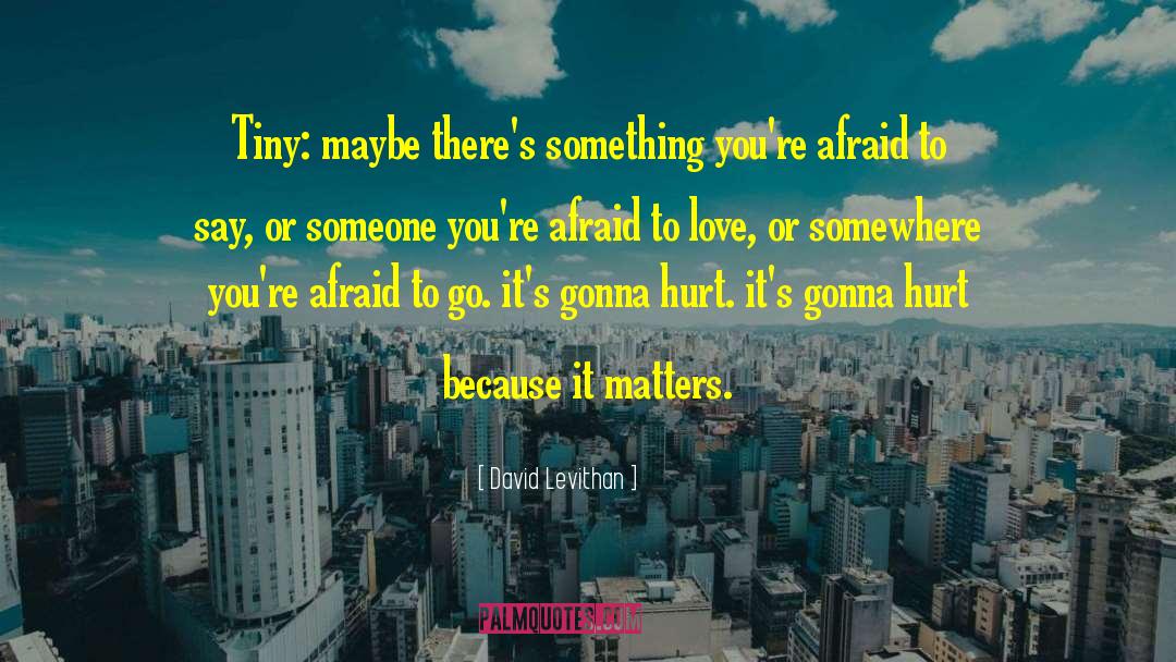 Afraid To Love quotes by David Levithan