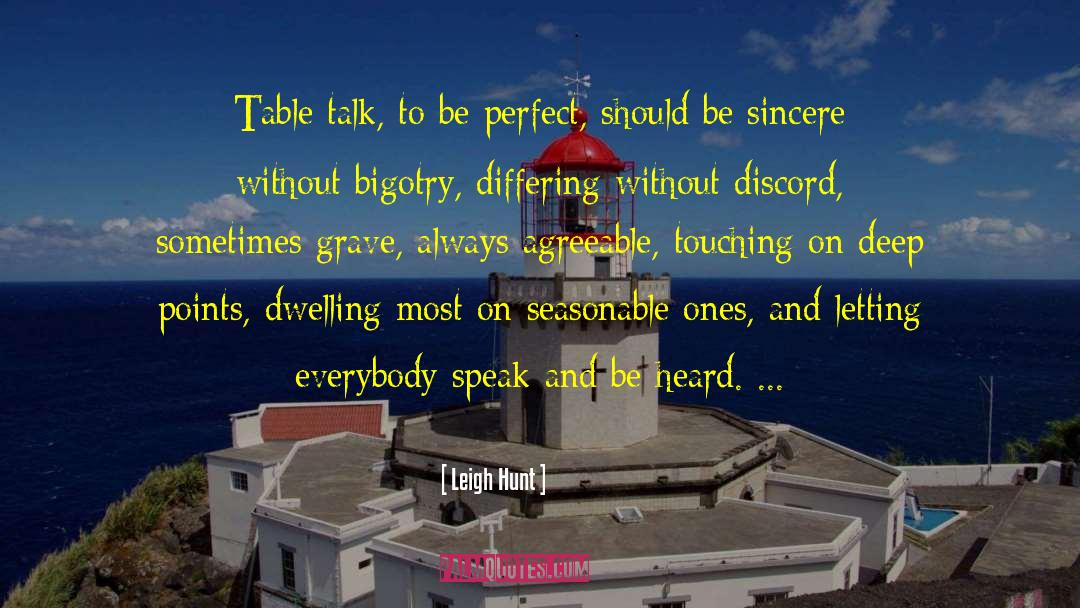 Afraid To Speak quotes by Leigh Hunt