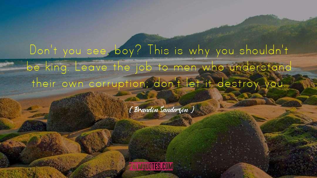 Africa Corruption Uhuru Ghana quotes by Brandon Sanderson