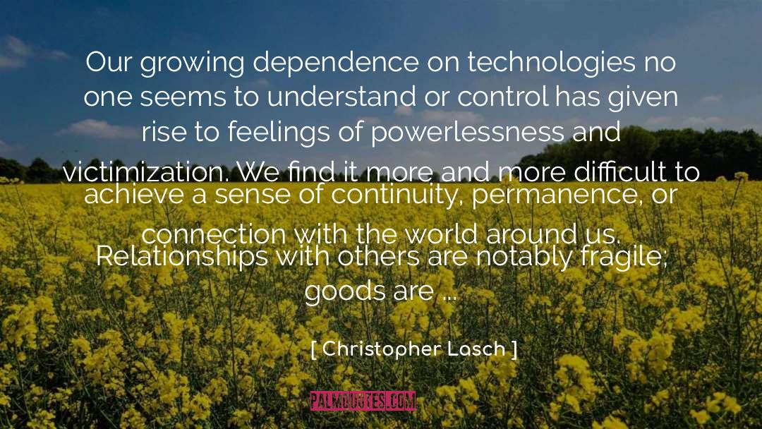 Africa Rise quotes by Christopher Lasch