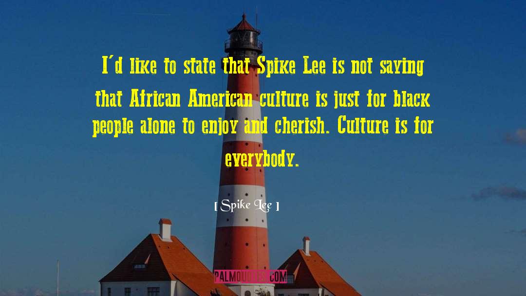 African American Culture quotes by Spike Lee