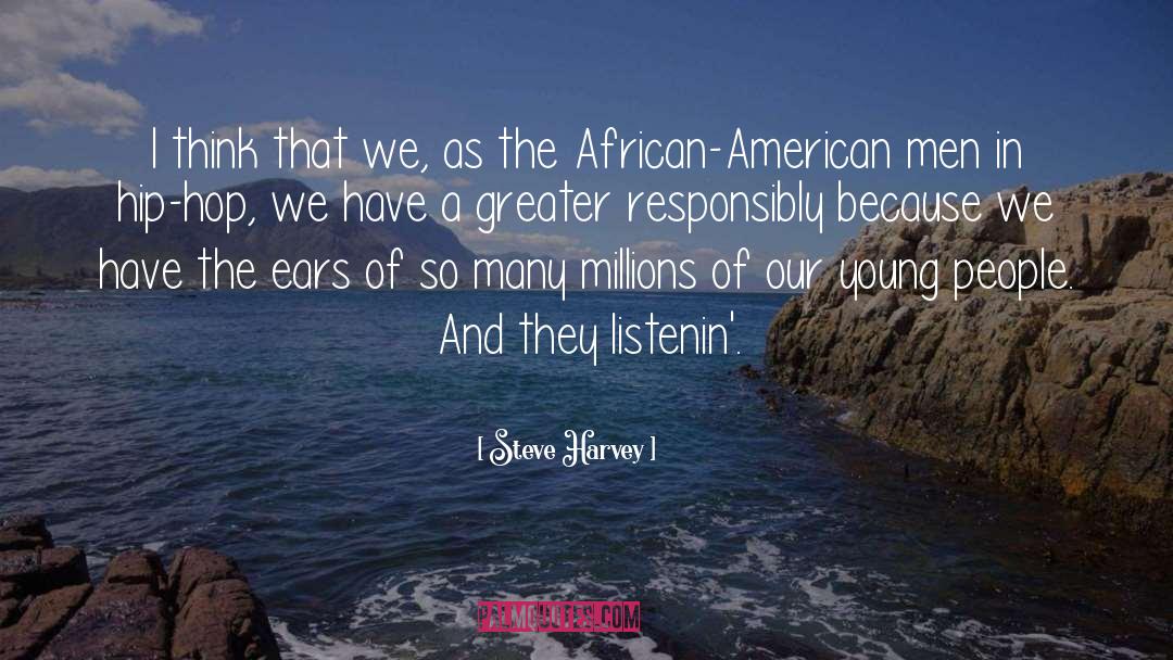 African American Men quotes by Steve Harvey