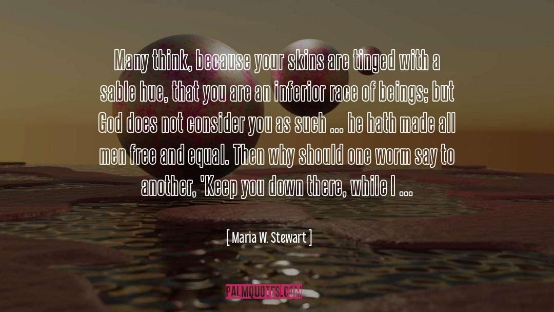 African American quotes by Maria W. Stewart