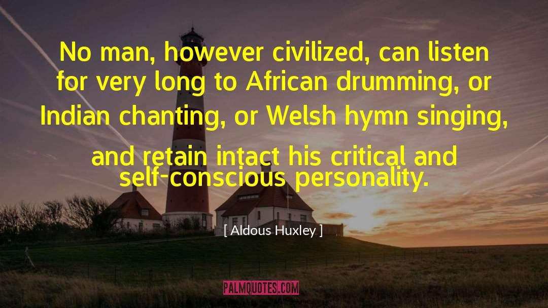 African Authors quotes by Aldous Huxley