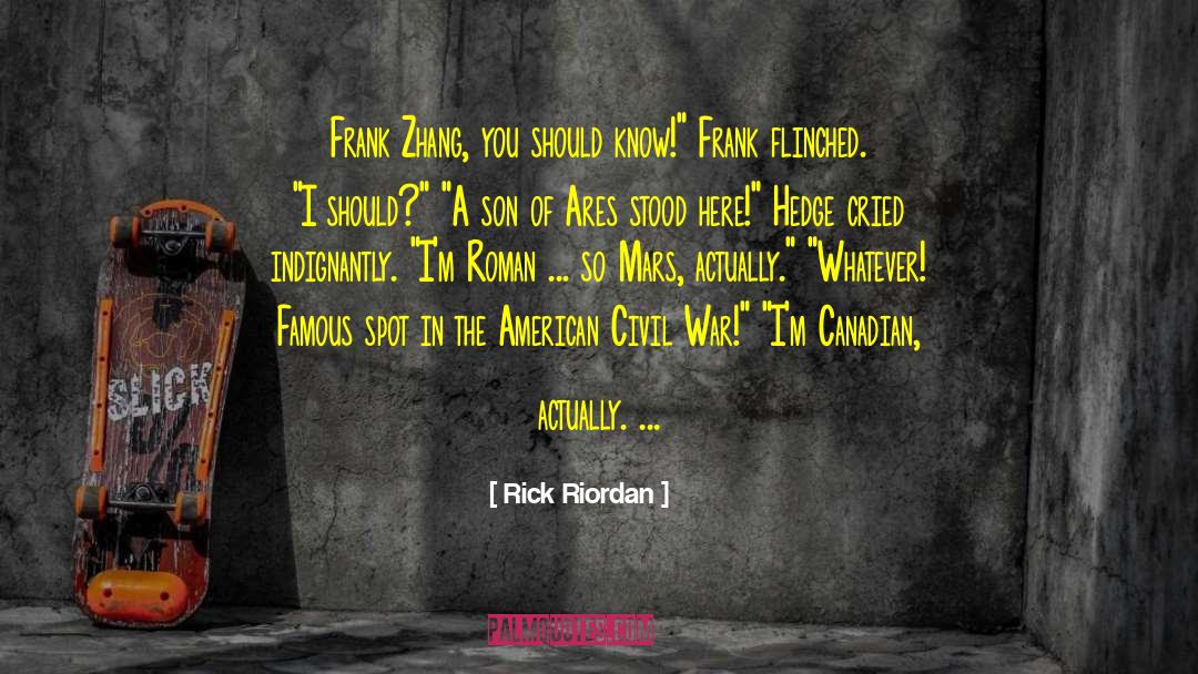 African Canadian quotes by Rick Riordan