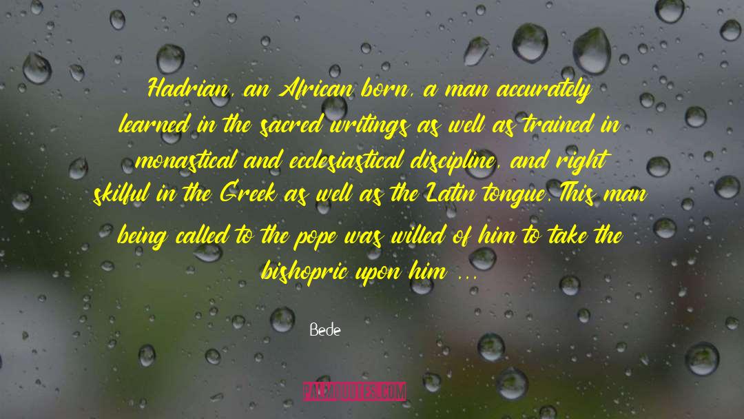 African Continent quotes by Bede