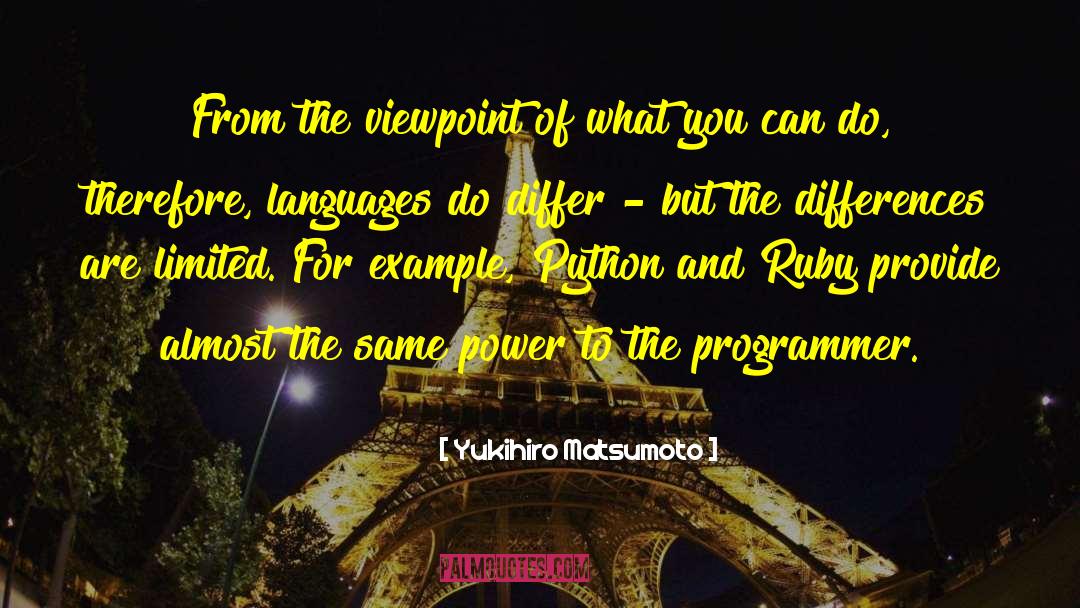 African Languages quotes by Yukihiro Matsumoto