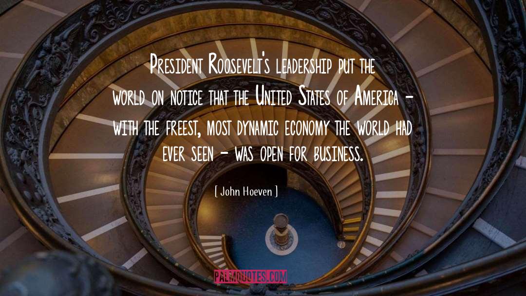 African Leadership quotes by John Hoeven