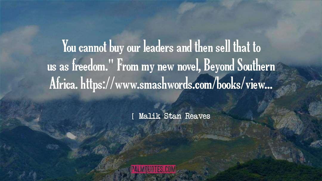 African Literature quotes by Malik Stan Reaves