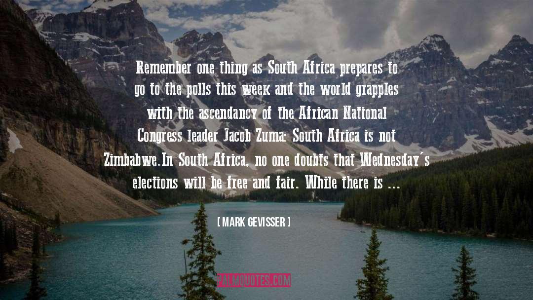 African National Congress quotes by Mark Gevisser