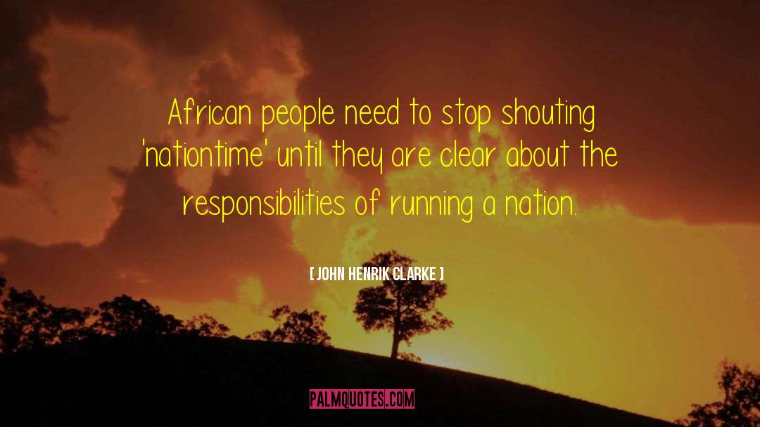 African People quotes by John Henrik Clarke