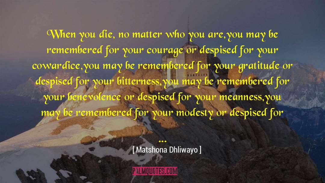 African Philosophy quotes by Matshona Dhliwayo