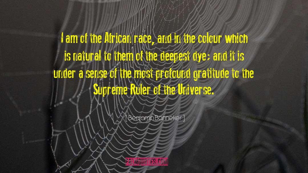 African Race quotes by Benjamin Banneker
