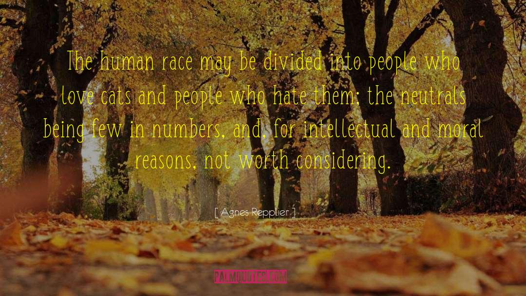 African Race quotes by Agnes Repplier