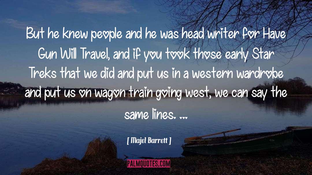 African Writer quotes by Majel Barrett