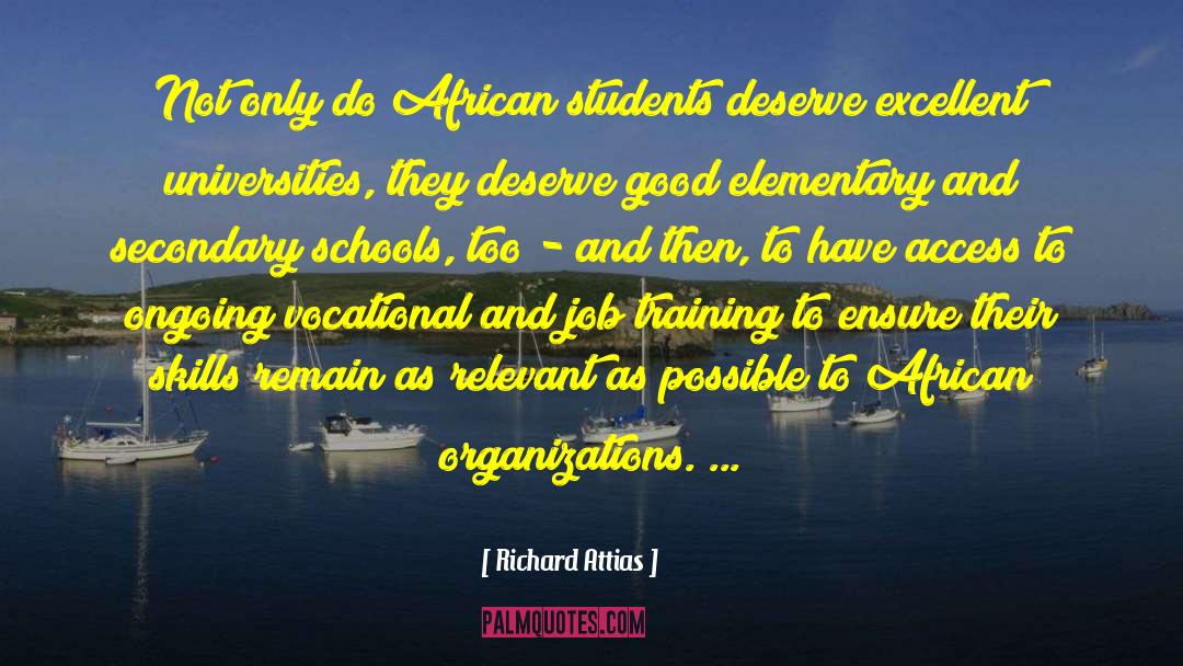 African Writers quotes by Richard Attias