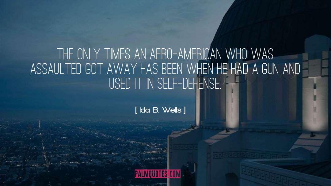 Afro American Cartoon quotes by Ida B. Wells