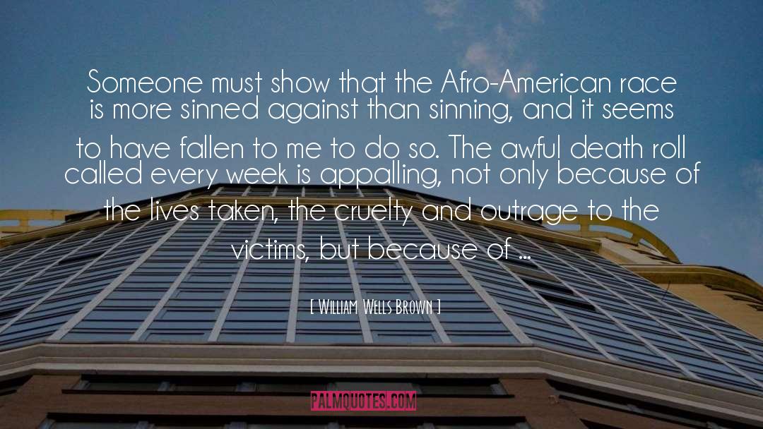 Afro American Cartoon quotes by William Wells Brown