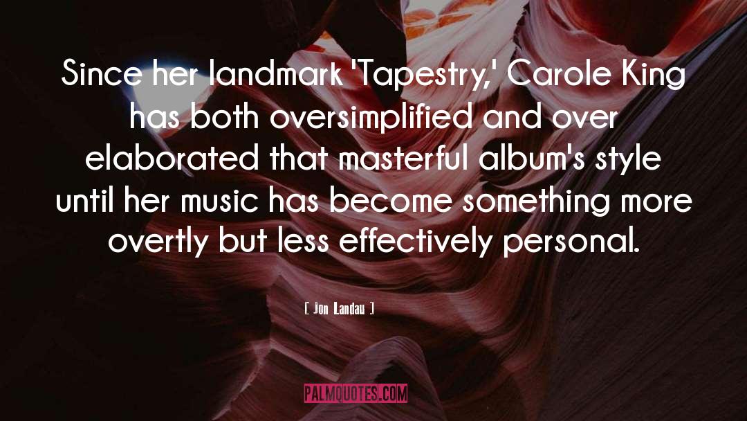 Afrofuturism Music quotes by Jon Landau