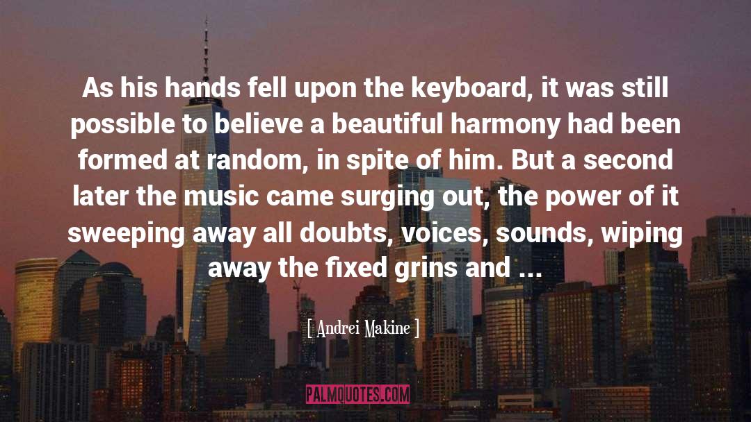Afrofuturism Music quotes by Andrei Makine