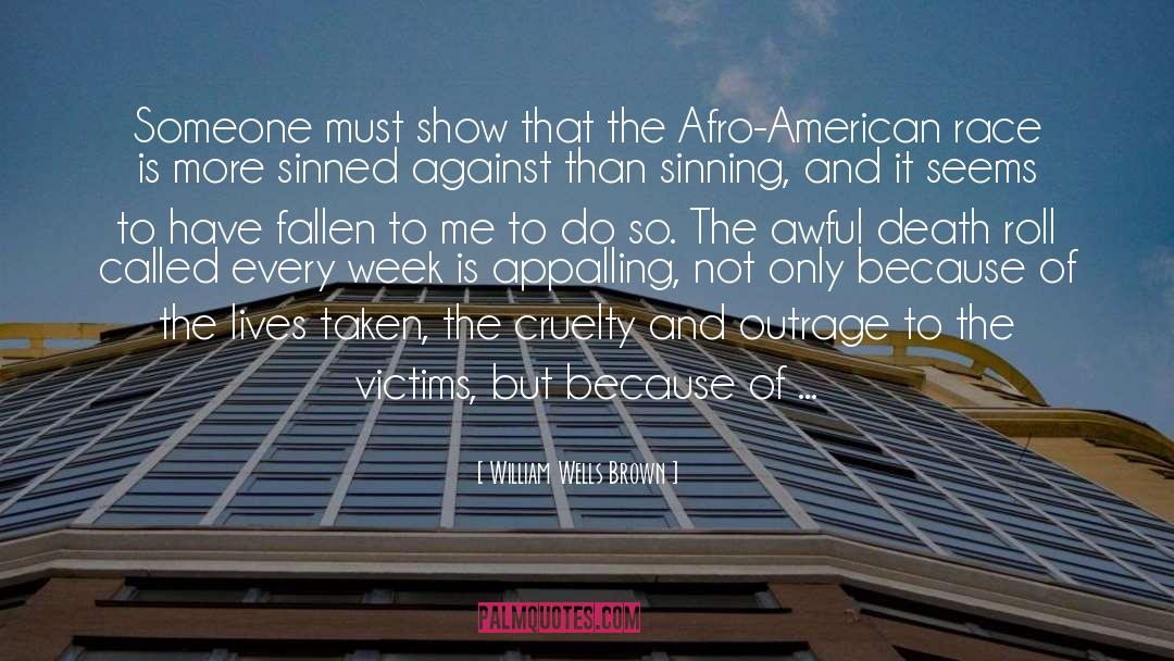 Afros quotes by William Wells Brown