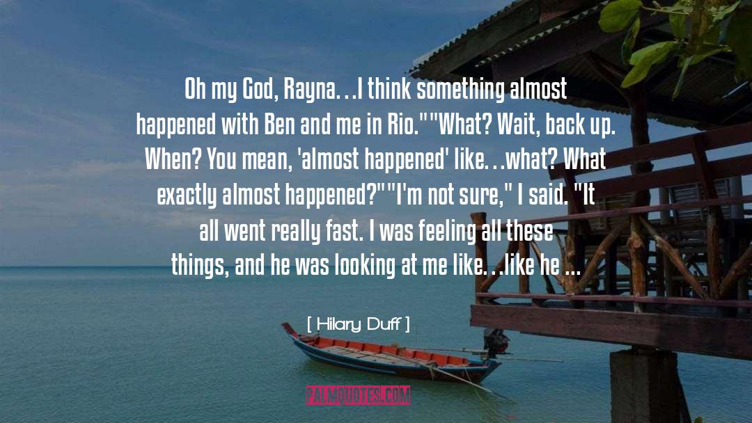 After Booze quotes by Hilary Duff