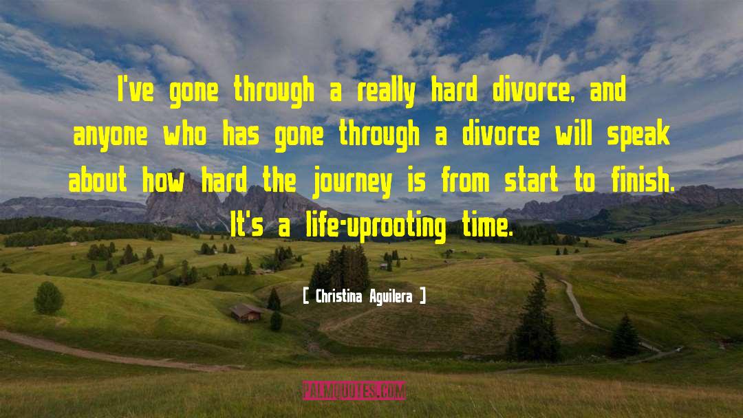 After Divorce Inspirational quotes by Christina Aguilera