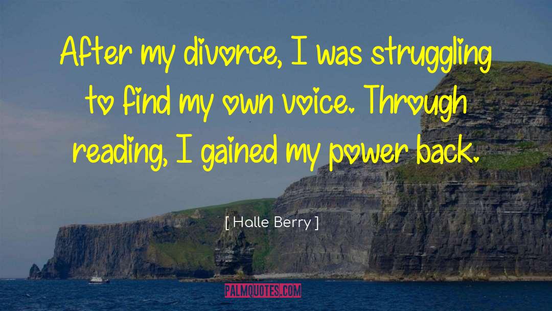After Divorce Inspirational quotes by Halle Berry