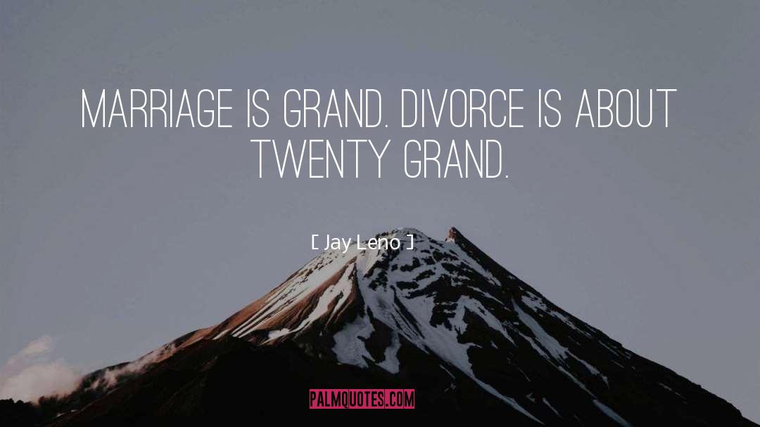 After Divorce Inspirational quotes by Jay Leno
