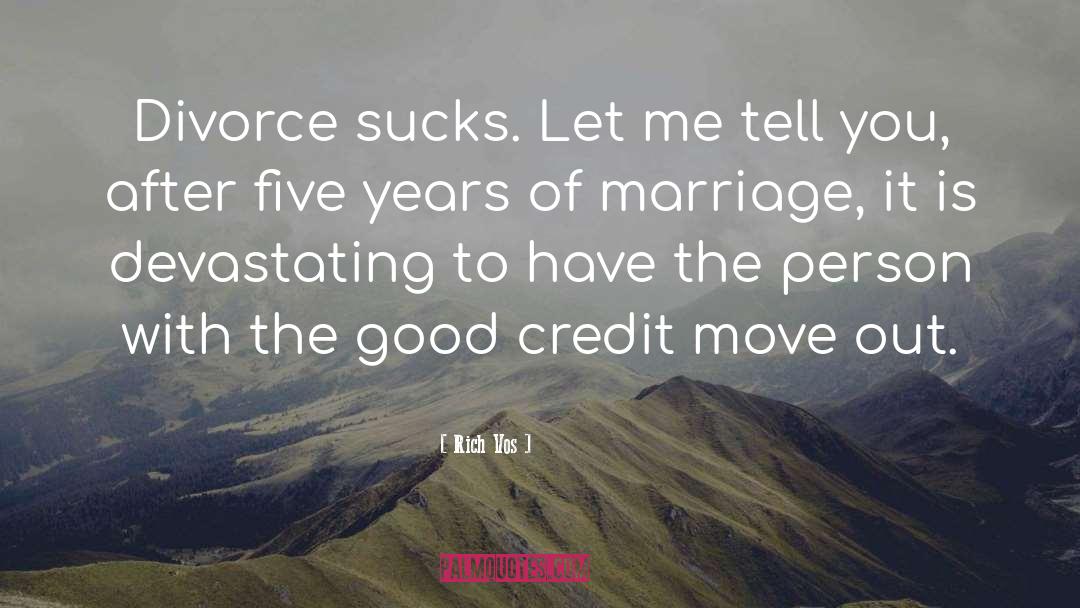After Divorce Inspirational quotes by Rich Vos